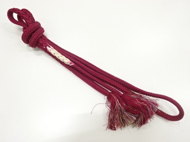 JAPANESE KIMONO / HAND-TIED OBIJIME
